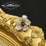 Baroque Pearl Flower Brooch Pin Women's Engagement Jewelry