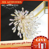 Crystal Women Pearl Brooch Anniversary Party GO0411