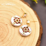 GLSEEVO Baroque Pearl Drop Earrings Wedding Gift GE0828