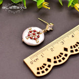 GLSEEVO Baroque Pearl Drop Earrings Wedding Gift GE0828