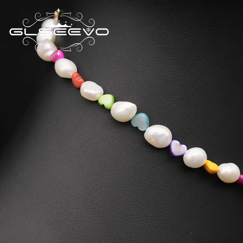 Heart-Shaped Natural Pearl Necklace Korea Accessories