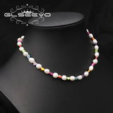 Heart-Shaped Natural Pearl Necklace Korea Accessories