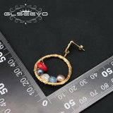 Colorful Baroque Pearl Hoop Earrings for Women