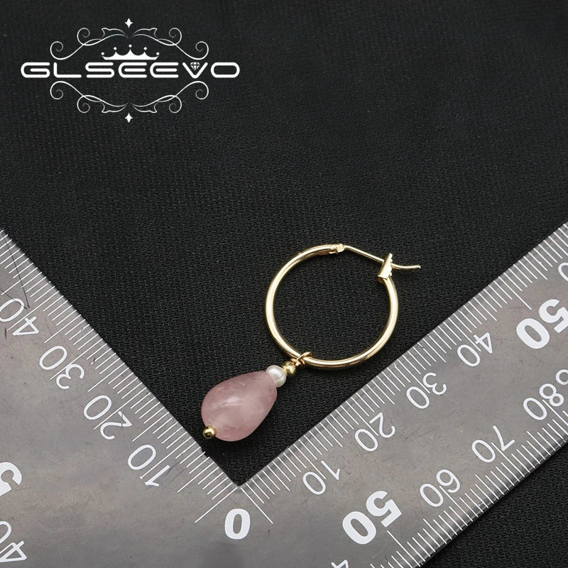 Vintage Freshwater Pearl Pin Ear Clasp Lady Earring