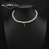 Emerald Natural Pearls Women's Necklace Wedding Jewelry
