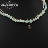 Emerald Natural Pearls Women's Necklace - Wedding Jewelry