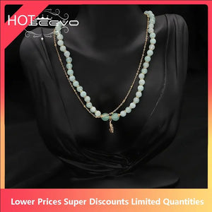 Emerald Natural Pearls Women's Necklace - Wedding Jewelry