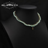 Emerald Natural Pearls Women's Necklace - Wedding Jewelry