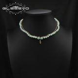 Emerald Natural Pearls Women's Necklace - Wedding Jewelry