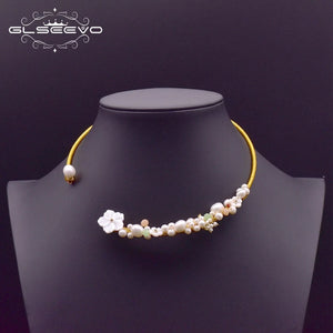 Baroque Pearl Fresh Water Pearl Necklace Wedding Jewelry GN0061-3