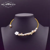 Baroque Pearl Fresh Water Pearl Necklace Wedding Jewelry GN0061-3