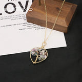 Fluorite Twig Cardioidary Necklaces Woman Jewelry Anniversary