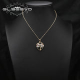Fluorite Twig Cardioidary Necklaces Woman Jewelry Anniversary