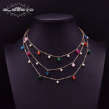 Fresh Water Pearl Stone Layer Necklace for Girls
