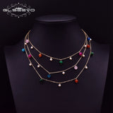 Fresh Water Pearl Stone Layer Necklace for Girls