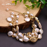 Fresh Water Pearl 2 Layer Bracelet Vintage Jewelry