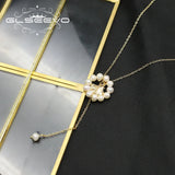 Ginkgo Biloba Leaves Long Pendant Necklace for Women