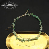 Green Tanglin Natural Pearls Tassel Necklace For Women