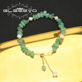 Green Tanglin Natural Tahitian Pearl Bracelet Retro Woman Jewelry