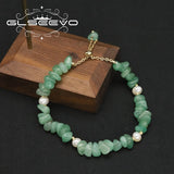 Green Tanglin Natural Tahitian Pearl Bracelet Retro Woman Jewelry