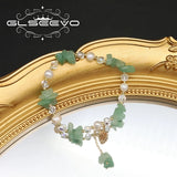 Green Pinecone Woman Stretch Bracelet Fine Jewelry Bridal