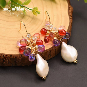 Baroque Pearl Earrings For Women - Engagement Birthday Gift