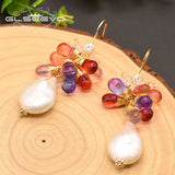 Baroque Pearl Earrings For Women - Engagement Birthday Gift