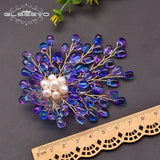 Crystal Resin Shaped Brooch Wedding Party Gift Jewelry