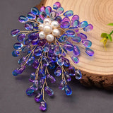 Crystal Resin Shaped Brooch Wedding Party Gift Jewelry
