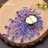 Crystal Resin Shaped Brooch Wedding Party Gift Jewelry