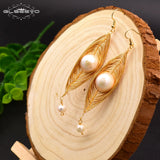 Natural Baroque Pearl Dangle Earrings Fine Jewelry