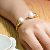 GLSEEVO Fresh Water Pearl Bangle GB0114