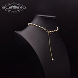 Freshwater Pearl Necklace For Women Wedding Party Bow Pearl Pendant