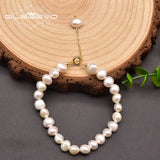 Freshwater Pearl Pendant Hand Bracelet for Women