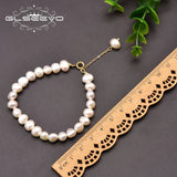 Freshwater Pearl Pendant Hand Bracelet for Women