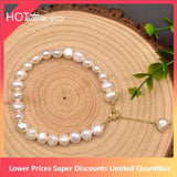 Freshwater Pearl Pendant Hand Bracelet for Women