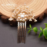Natural Pearl Hairpin Wedding Party Headdress GH0050