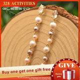 Fresh Water Pearl Long Earrings for Women GE0839