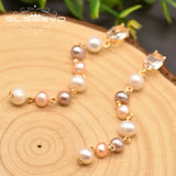Fresh Water Pearl Long Earrings for Women GE0839