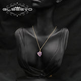 Irregular Purple Amethyst Pendant Necklace High Jewelry Anniversary