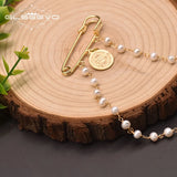 Freshwater Pearl Brooch Anniversary Tassel Jewelry