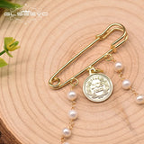 Freshwater Pearl Brooch Anniversary Tassel Jewelry