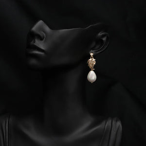Natural Pearl Women's Earrings Wedding Jewelry