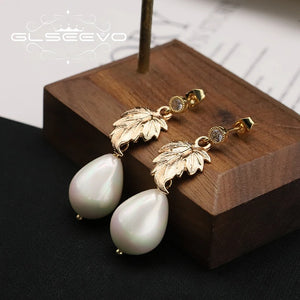 Natural Pearl Women's Earrings Wedding Jewelry