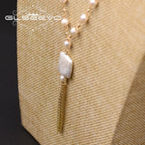 Long Pearl Pendant Necklace for Women Girls GN0167