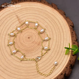 Freshwater Pearl Adjustable Bracelet for Women's Wedding Jewelry