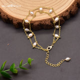 Freshwater Pearl Adjustable Bracelet for Women's Wedding Jewelry