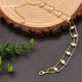 Freshwater Pearl Adjustable Bracelet for Women's Wedding Jewelry