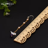 Amethystine Quartz Long Drop Earrings 925 Silver Dangle
