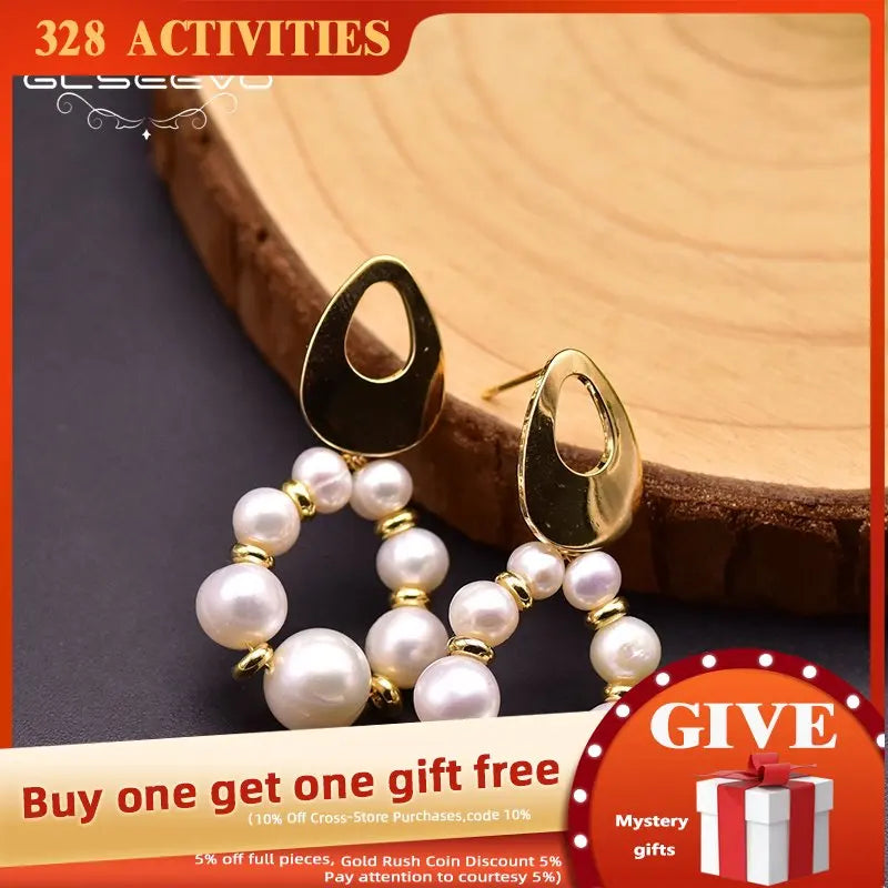 Baroque Pearl Bohemia Drop Earring for Engagement Gift